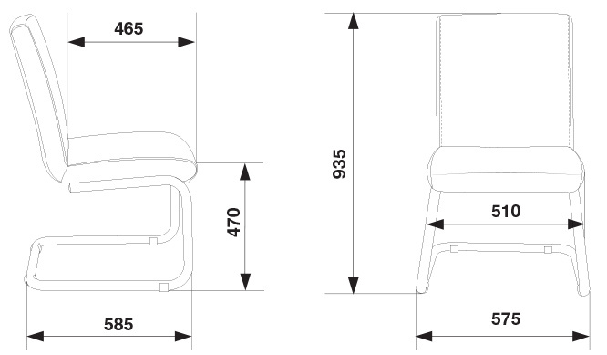 Конференц кресло СН 250 V